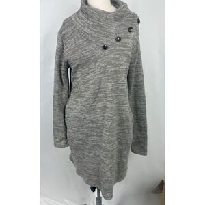 MTS Medium Tunic Sweater Dress Professional Cowl Neck Corporate‎ Cozy Business